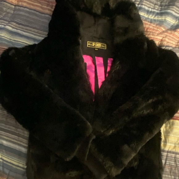 Victoria Secret Fox fur jacket rare - Picture 3 of 4